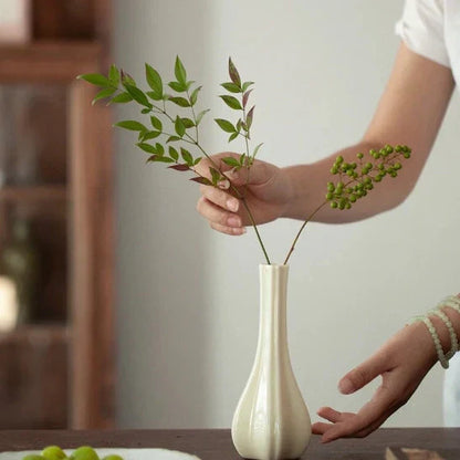 White Porcelain Mini Vase